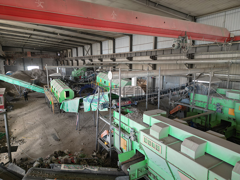 填埋垃圾分揀生產(chǎn)線